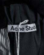 "Acne Studios" Button fly design wide straight slacks
