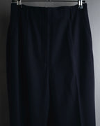 "JIL SANDER" 90’s pure new wool minimalist slacks