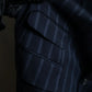 "GUCCI" Notch drop shaped tailored jacket & tapered silhouette slacks stripe set up