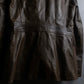 "GUCCI" Oversized calf leather tailored jacket