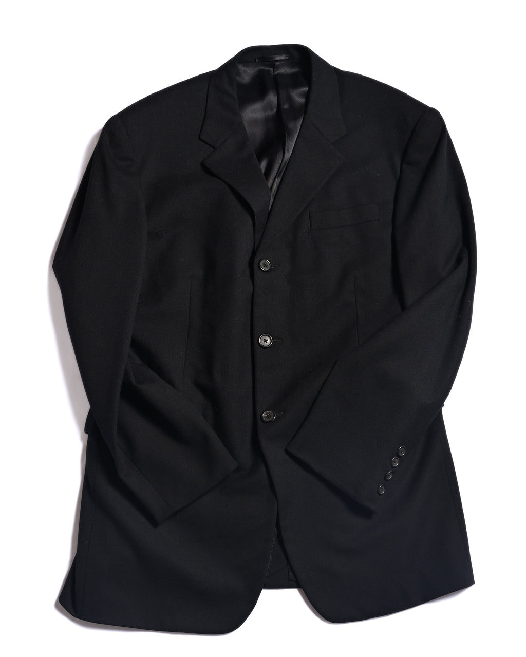 PRADA/ Oversized Single Breasted 3B Jacket Set-up Black