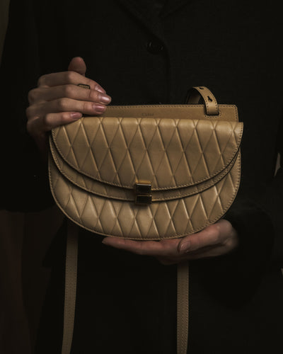 "Chloe" 2010’s quilted saddle shoulder bag