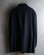 "GIORGIO ARMANI" Beautiful drape navy wool set up