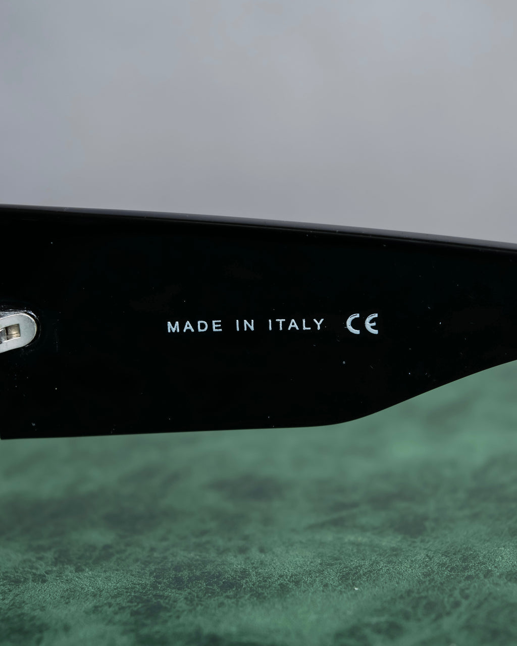 "CHANEL" Rhinestone &amp; Coco mark engraved black lens sunglasses