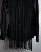 “COMME des GARCONS” 2022SS  Fringed dress shirt