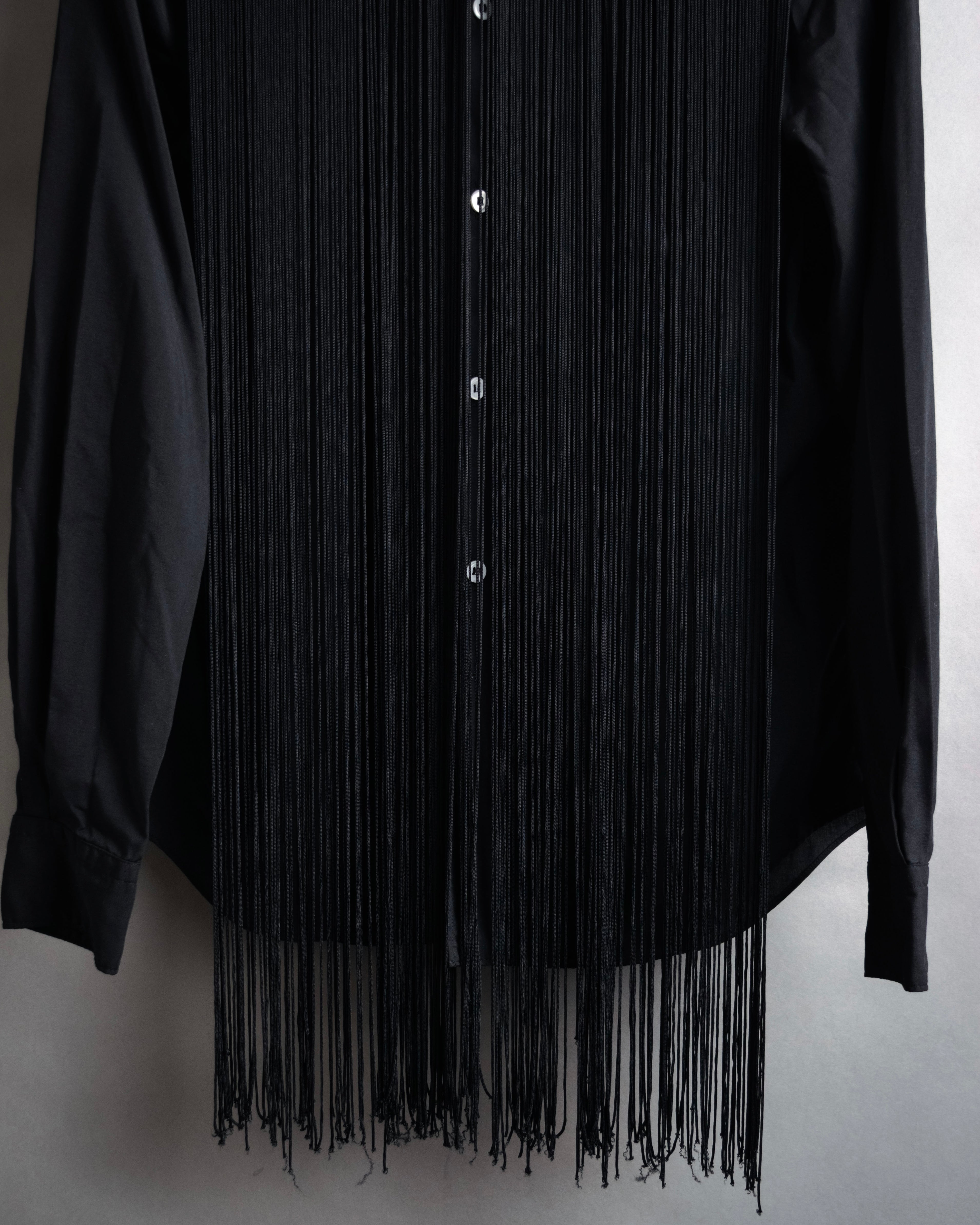 “COMME des GARCONS” 2022SS  Fringed dress shirt
