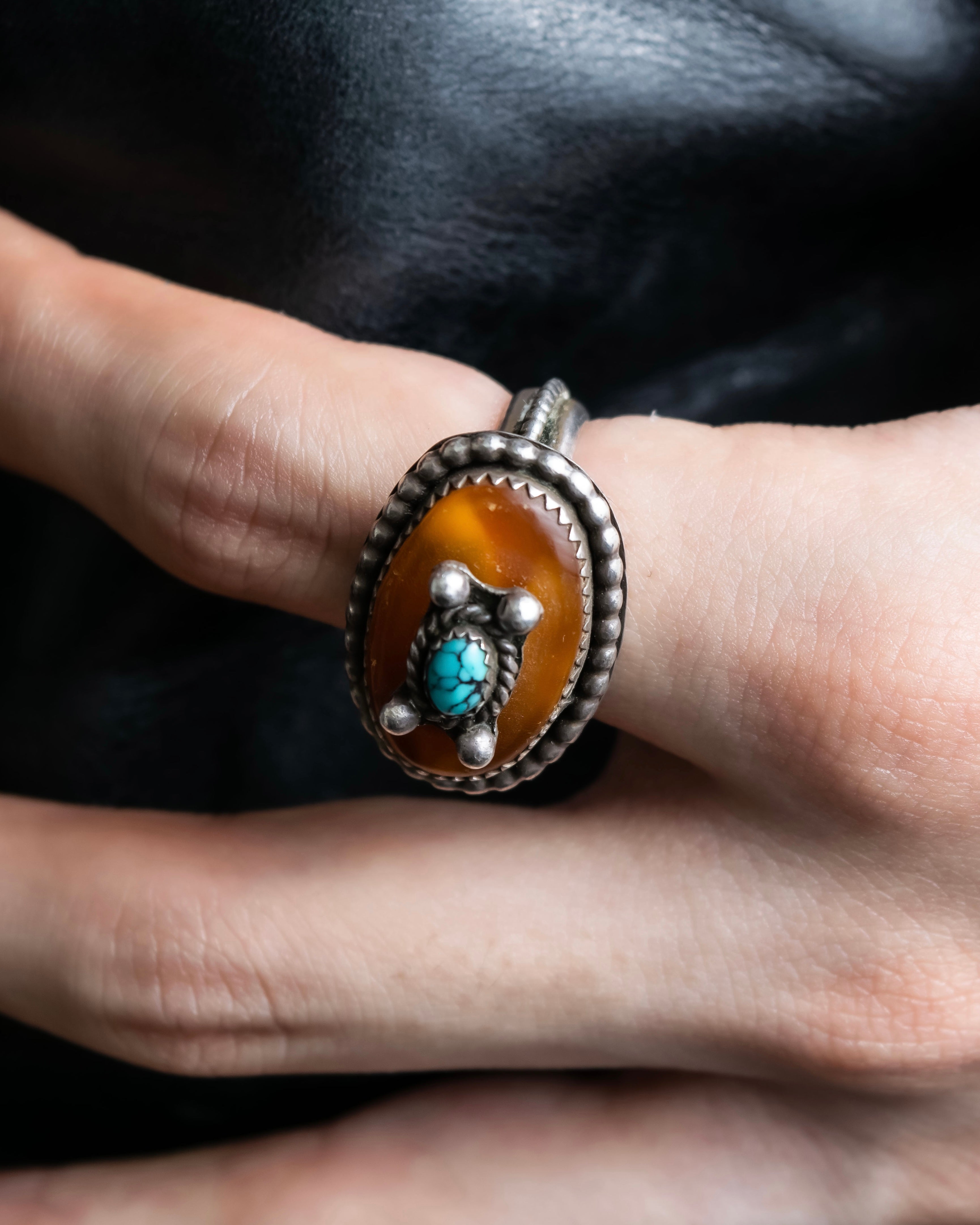 “Vintage” Silver turquoise Indian jewelry