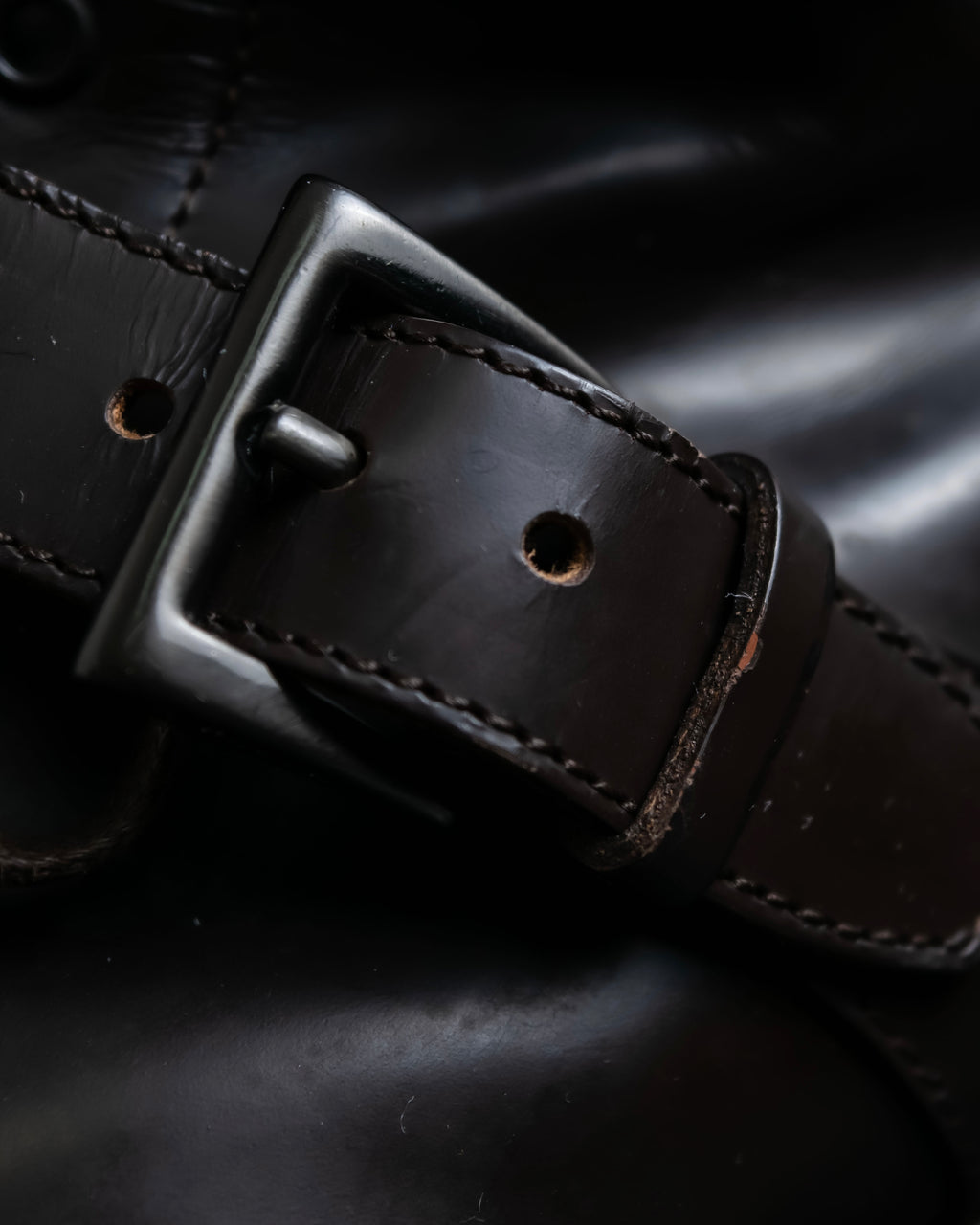 "PRADA" Belt design high cut boots