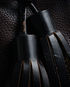 “BURBERRY” 2010’s Brogue tassel leather bag