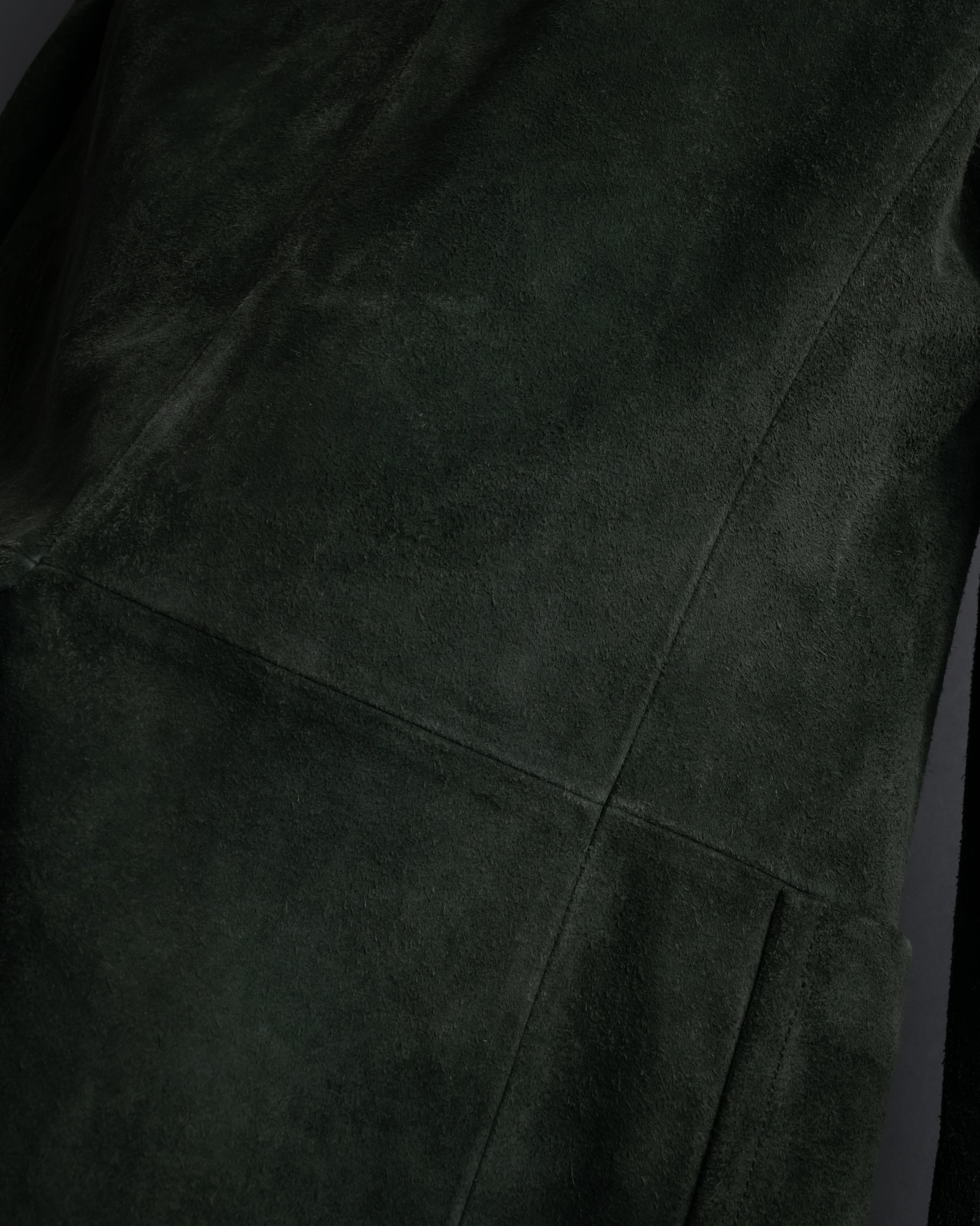 -SPECIAL- "GUCCI" 90’s Tom ford design suede tailored jacket