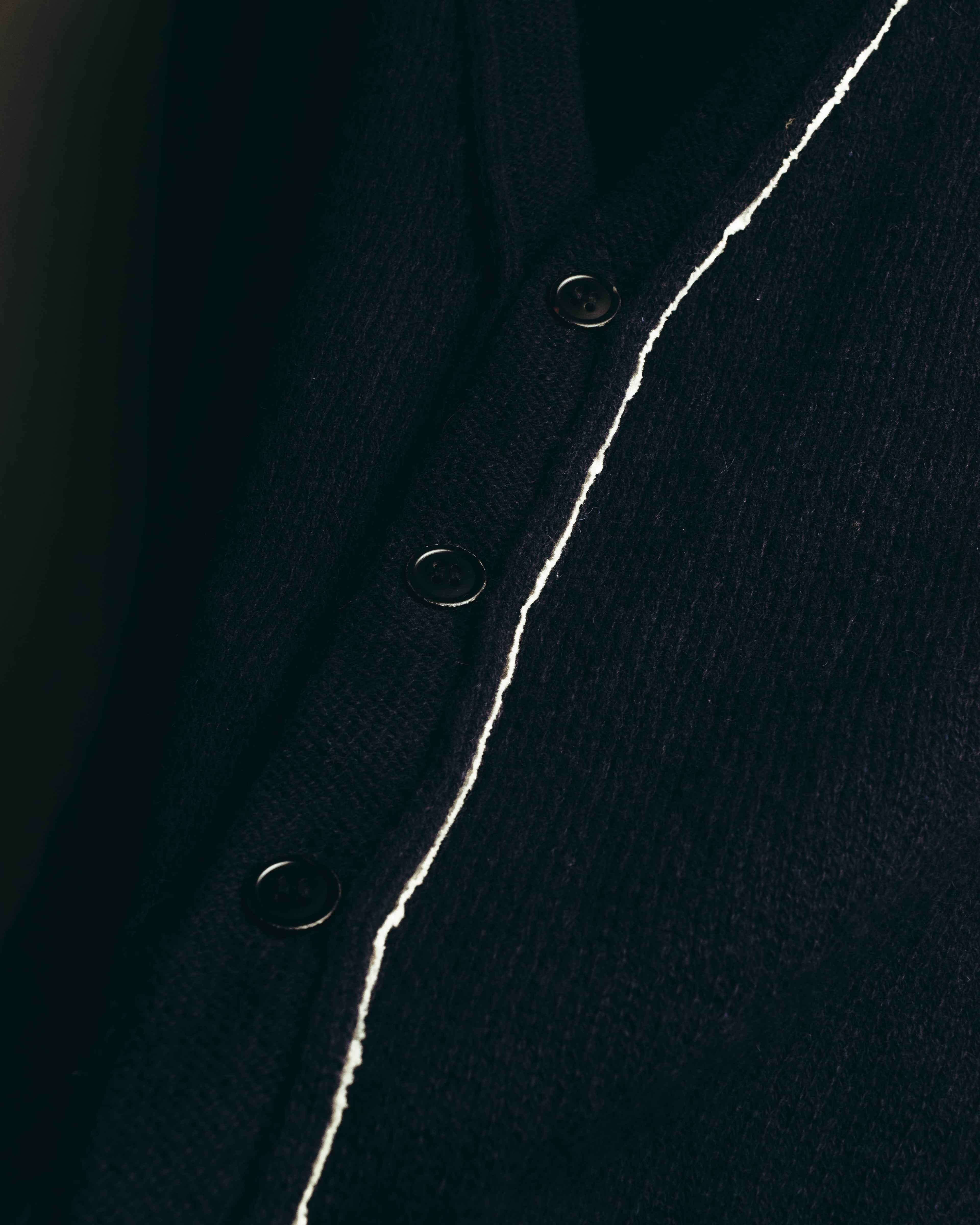 "Yohji Yamamoto +NOIR" 00's-10's Soft alpaca wool knit cardigan
