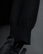 "PRADA" High-gauge folded turtleneck knit