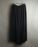 -SPECIAL- “Christian Dior” 80’s silk pleated long skirt