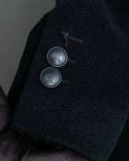 "HERMES" 100% cashmere shaped tailored jacket