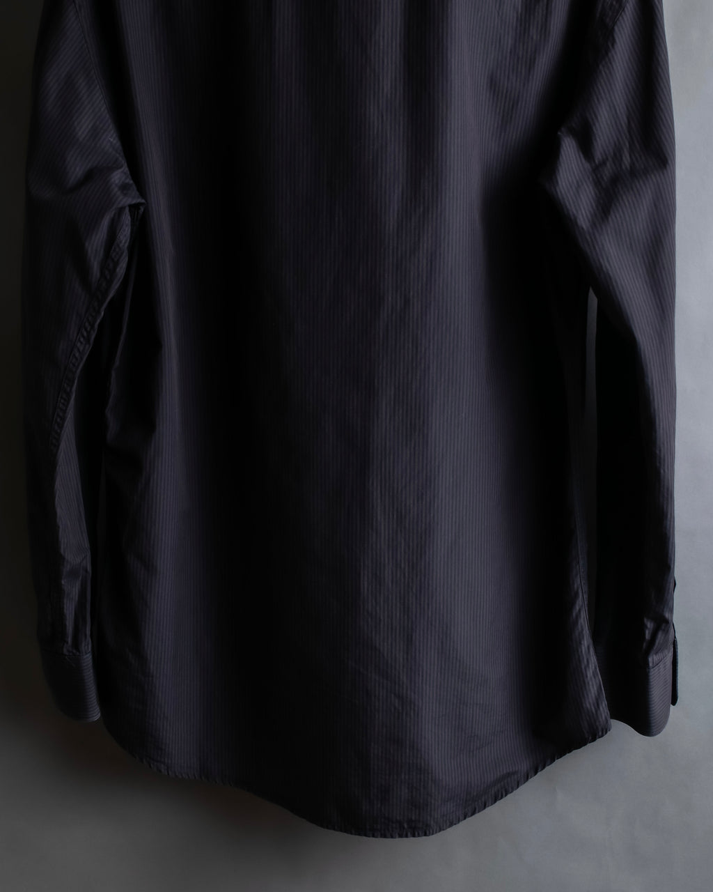 "GUCCI" Slightly glossy pinstripe oversized shirt