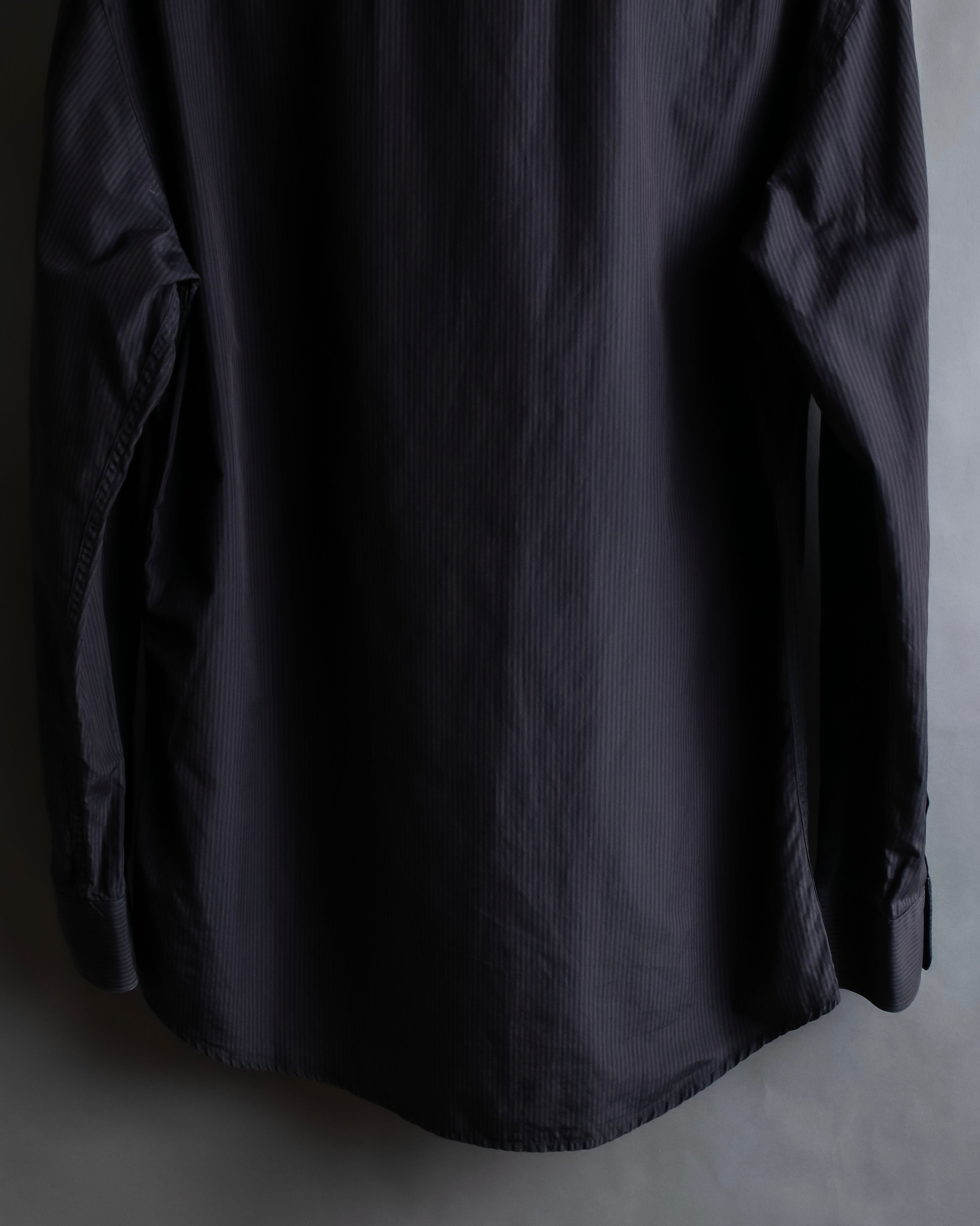 "GUCCI" Slightly glossy pinstripe oversized shirt