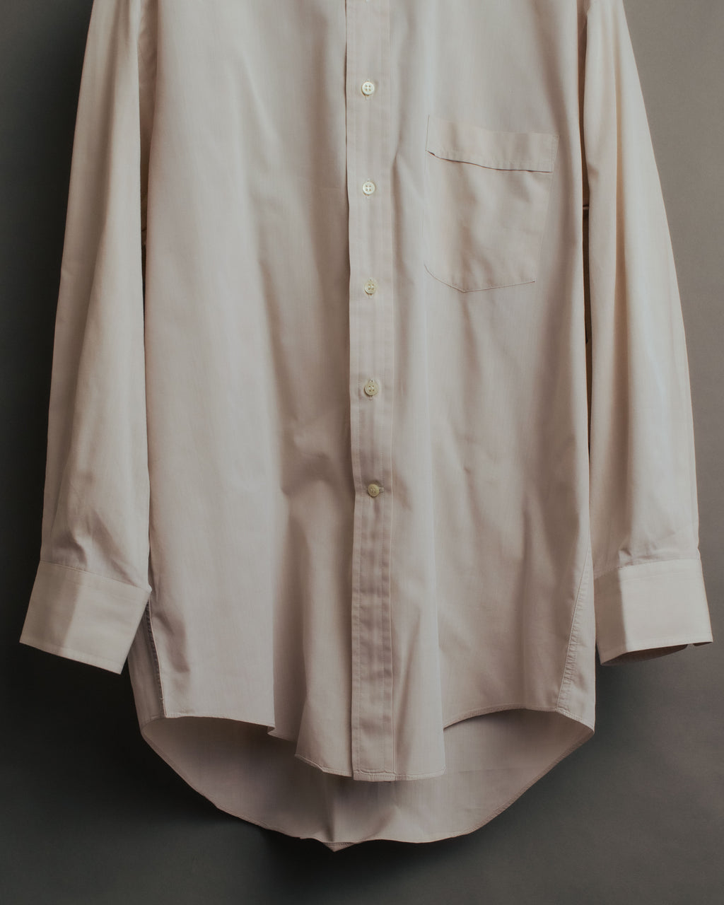 “BALENCIAGA” 90’s-00’s Relaxed pale dress shirt