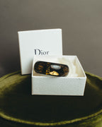 “Dior” 2002-2010 Lace embedded lucite bangle