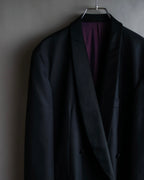 "Vintage shawl collar smoking jacket"
