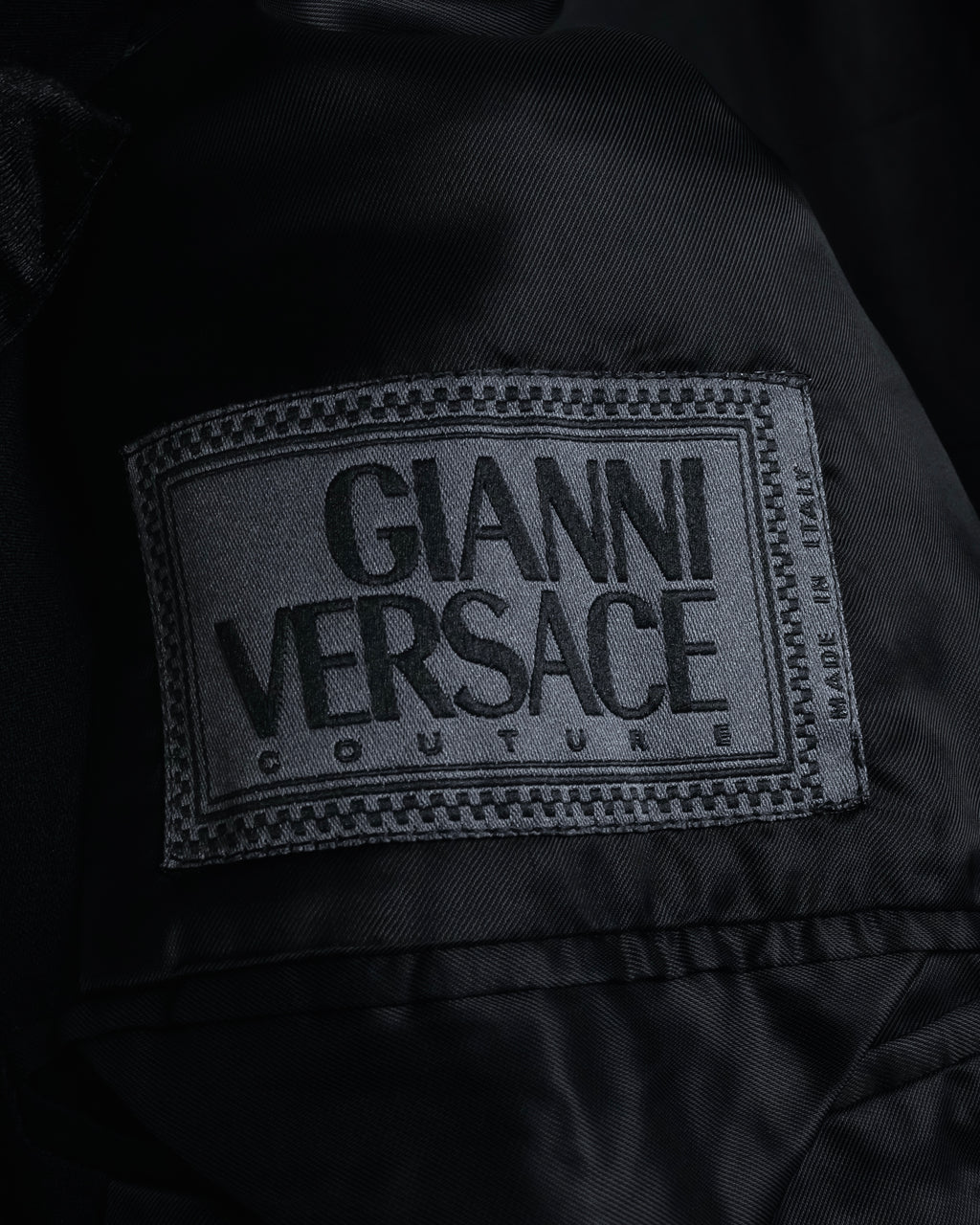 "Gianni Versace" 90’s couture wool-blend long coat