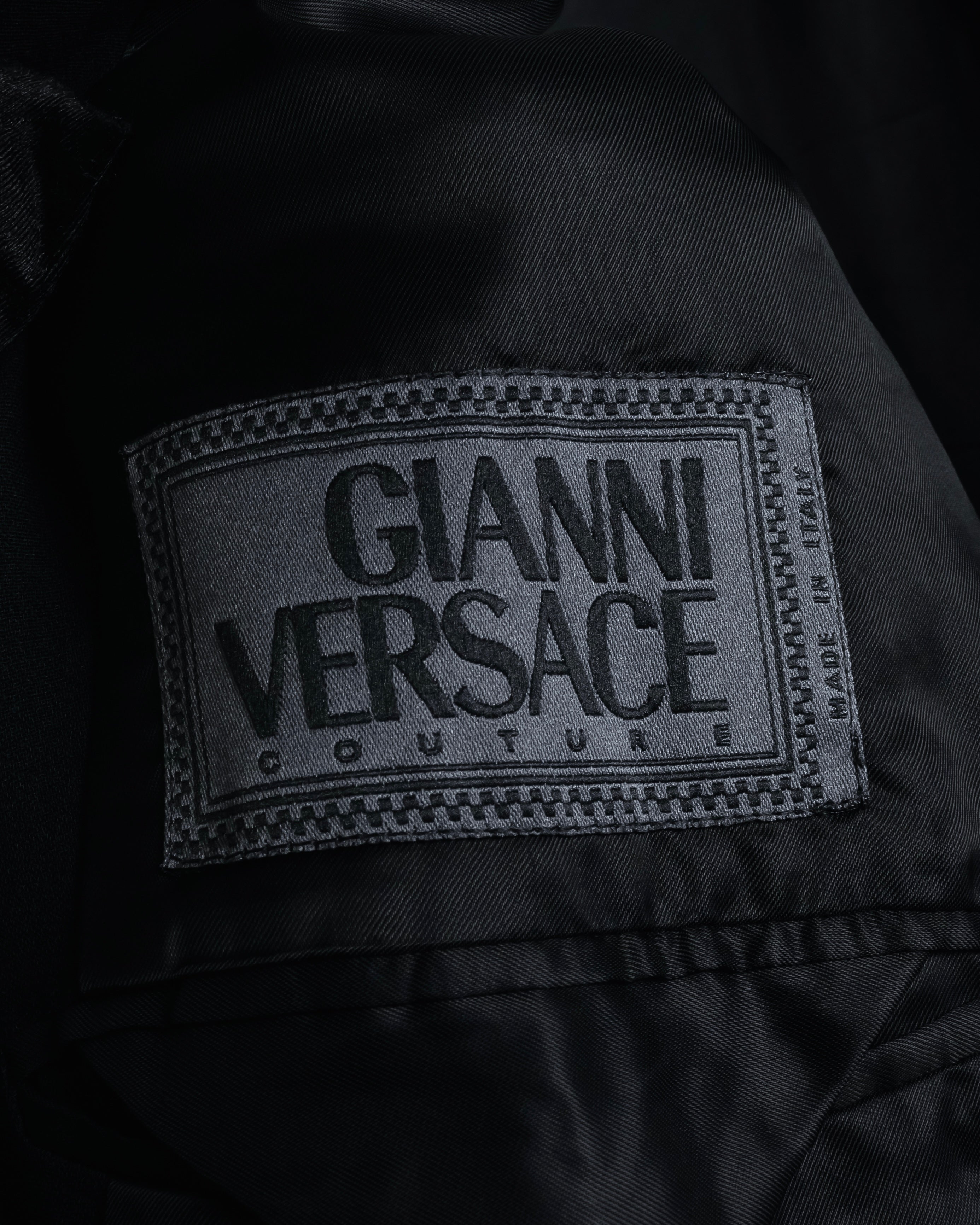 "Gianni Versace" 90’s couture wool-blend long coat