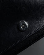 -SPECIAL- "YVES SAINT LAURENT"
00's Tom Ford period stacked ring design horizontal leather bag