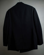 "Y's" 94AW sharp lapel cut design double-breasted jacket