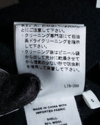 "HELMUT LANG" Fur collar belted long coat