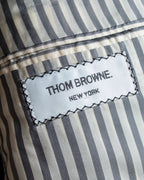 "THOM BROWNE" 3-button napped tweed tailored jacket