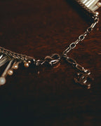 -SPECIAL- "CHANEL" 90's-00's Sculptural pearl fringe choker necklace