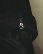 -SPECIAL- “HERMÈS” 00’s Jean Paul Gaultier era belted four-zip long cardigan
