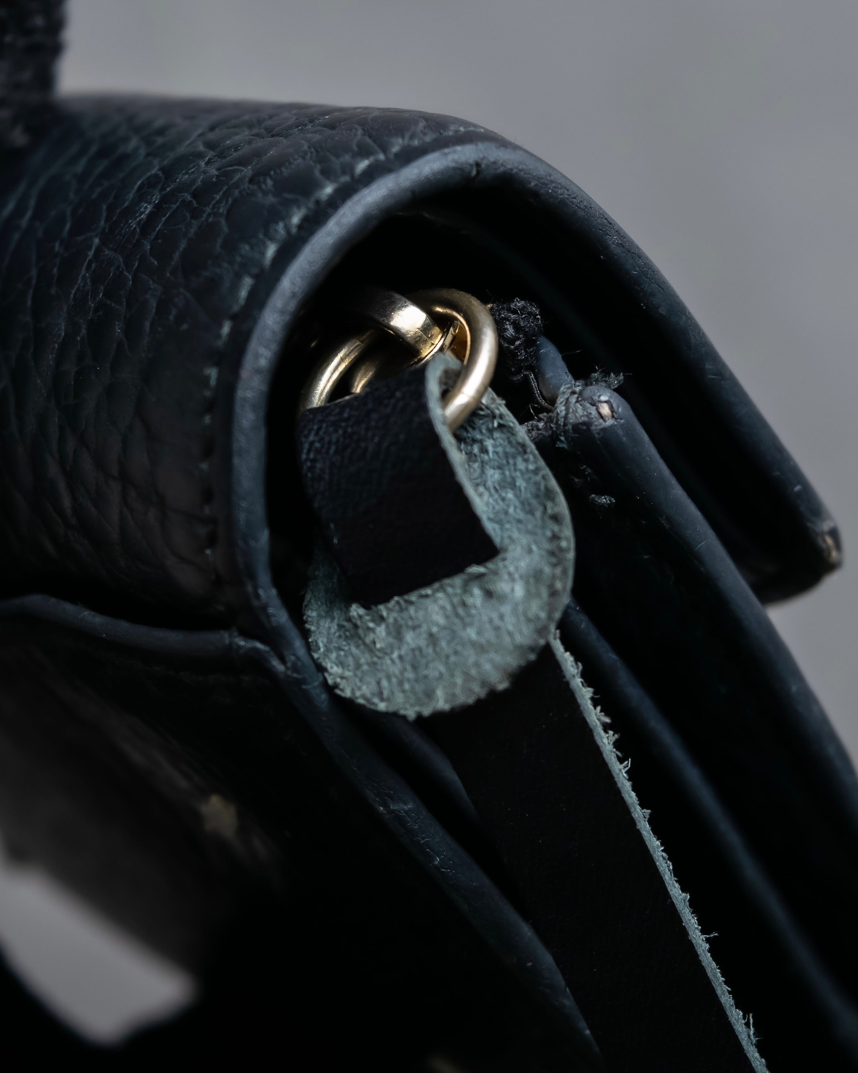 "MAISON MARGIELA" Grained leather envelope compact wallet