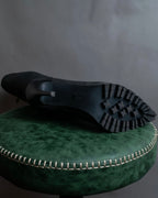 "YELLO" Lace up suede like stiletto heel knee-high boots