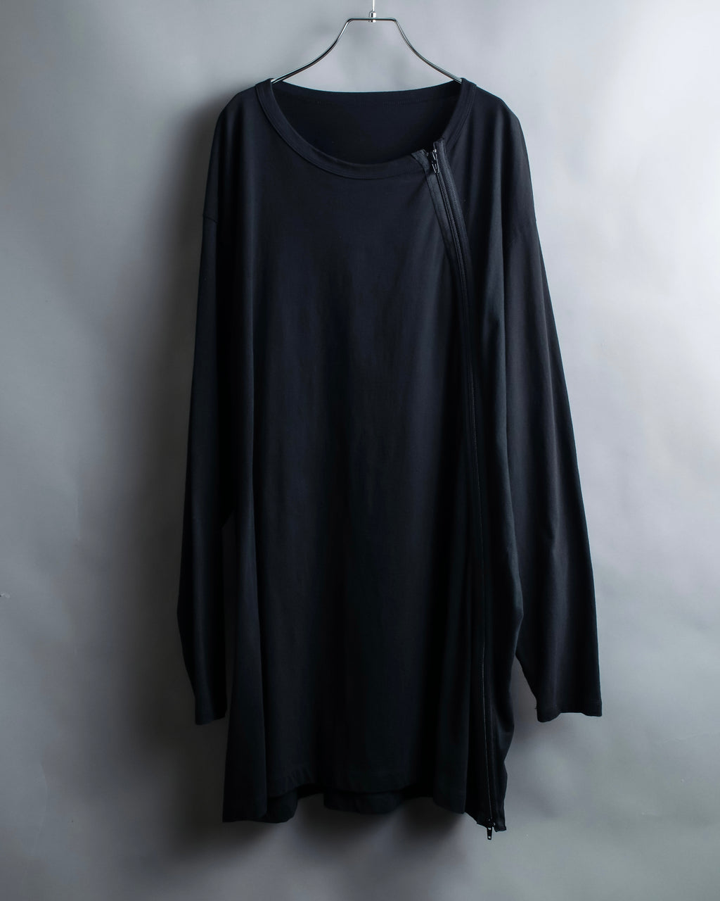 "Ground Y" Double zip design long tops