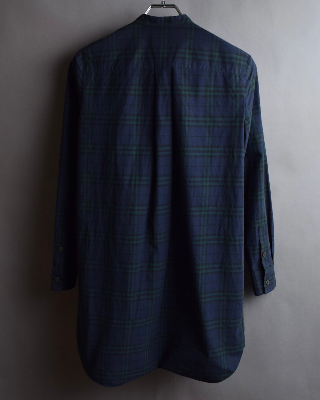 "BURBERRY" Tartan check pattern frill shirt