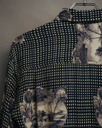 –SPECIAL– “Christian Dior” 80’s-90’s archival toile print shirt