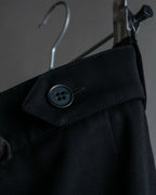 "Chloe" Oversized wool matte black set up