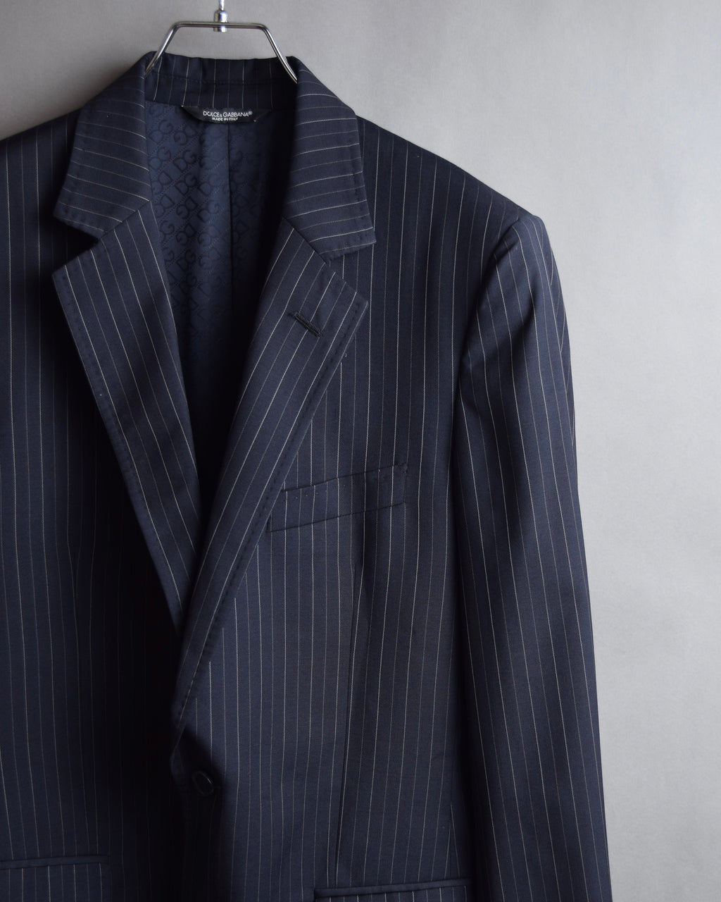 "Dolce & Gabbana" Pinstripe wool tailored jacket