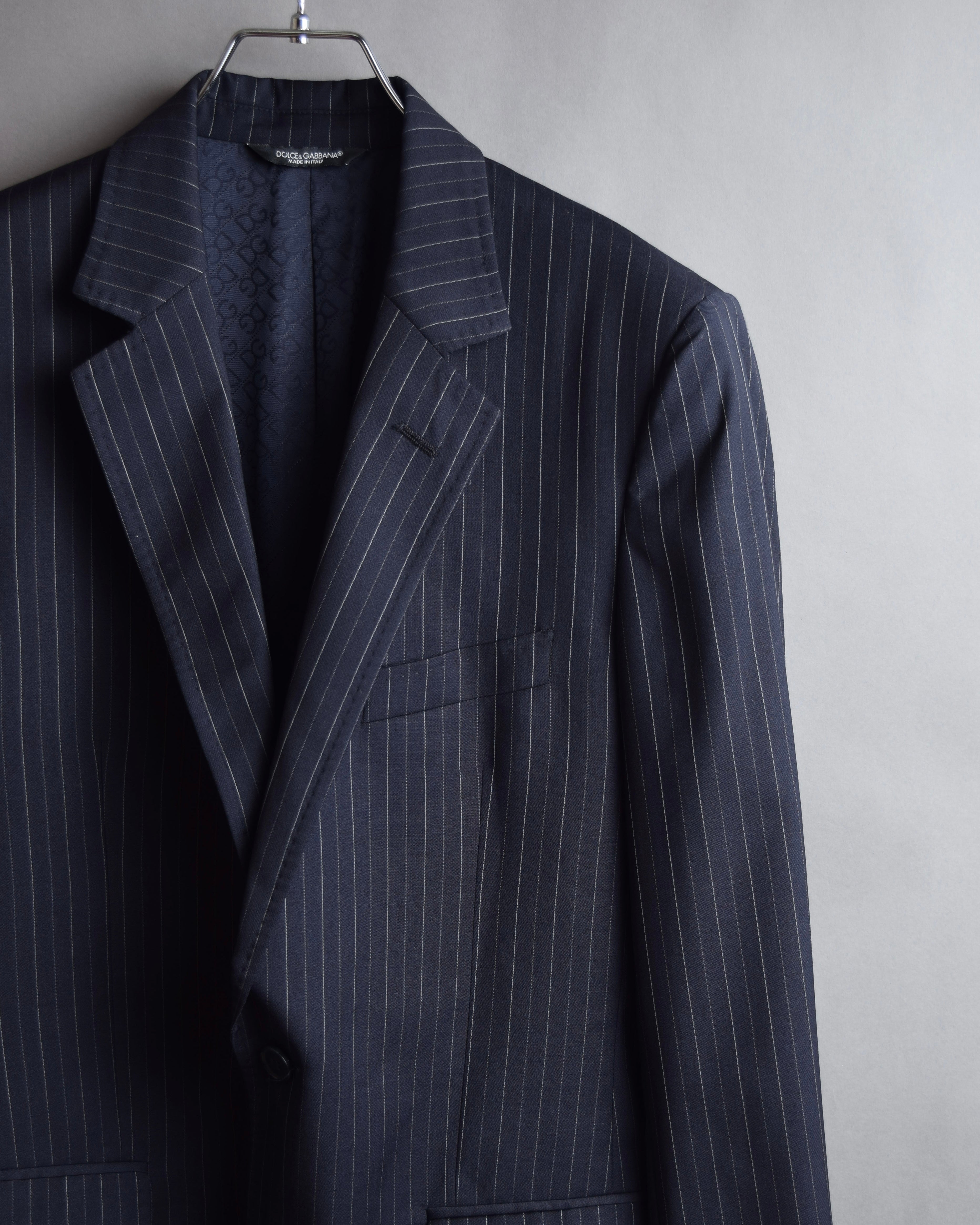 "Dolce & Gabbana" Pinstripe wool tailored jacket
