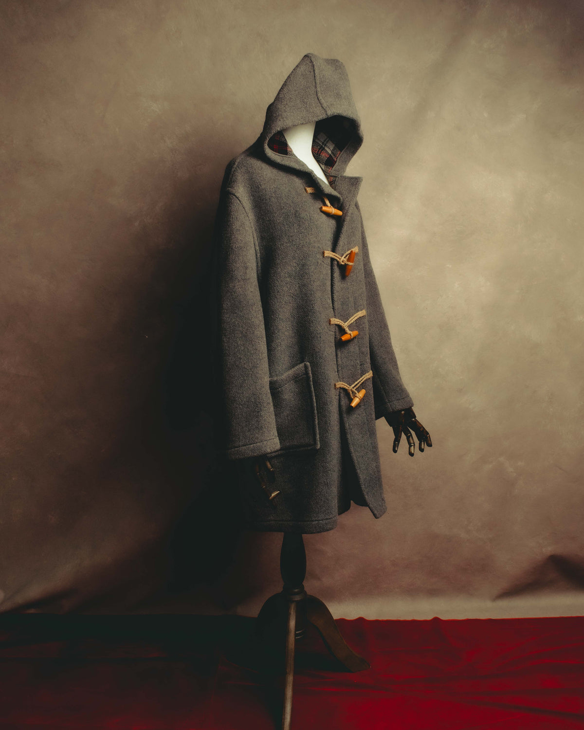 “Montgomery by Tibbett“ 90’s double face tartan duffle coat