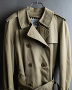 "BURBERRYS" Military detail long trench coat