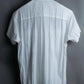 "ISSEY MIYAKE" Pleated short sleeve shirt