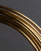 "Dolce & Gabbana" Ultra-thin wire layered gold metal bangle