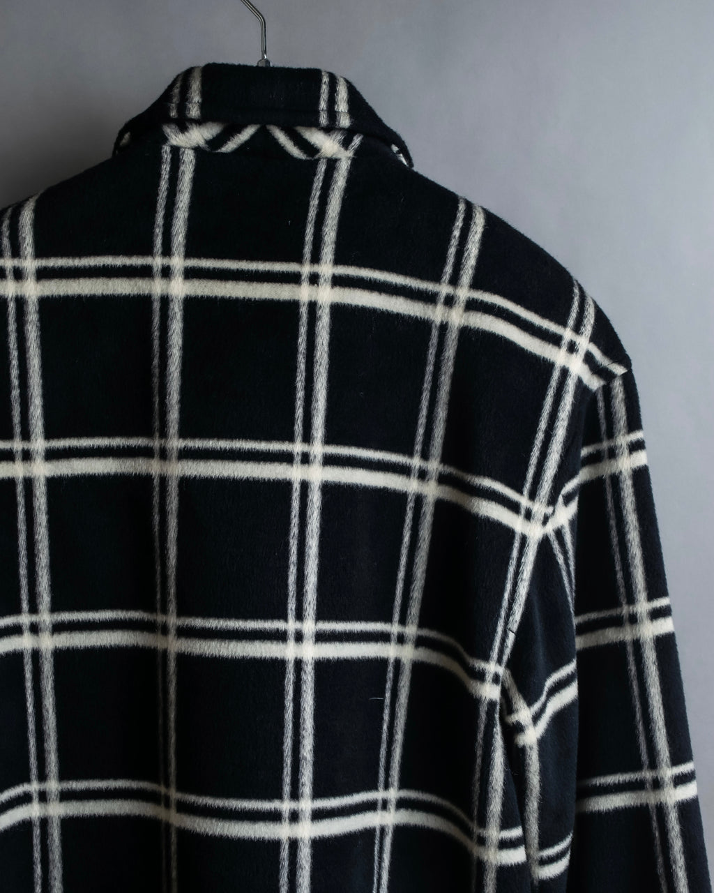 "Christian Dior Large check pattern tailored coat