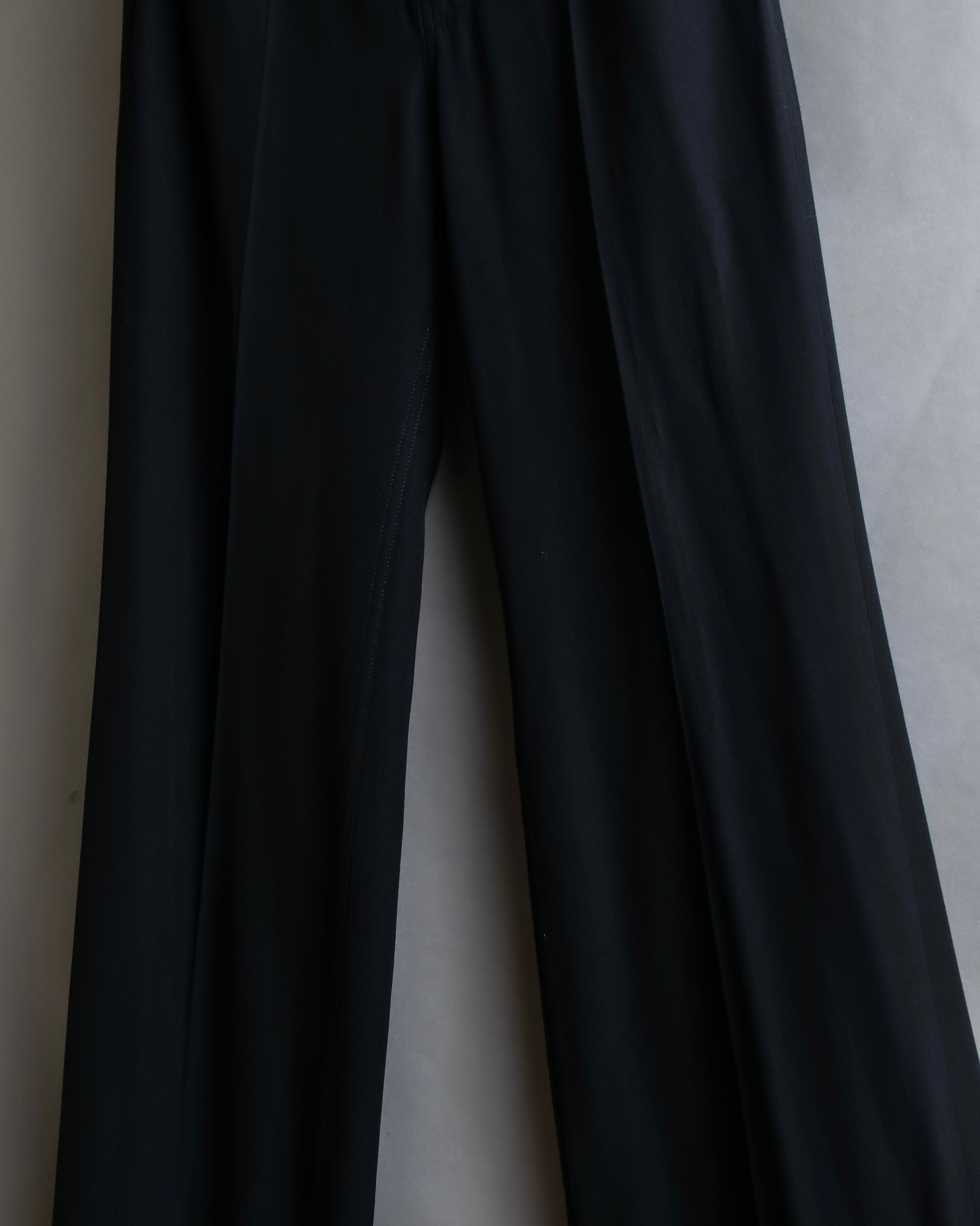 "BALENCIAGA" Beautiful draped full-length slacks