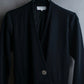 "Yves Saint Laurent Rive Gauche"
Beautiful button design no-collar coat