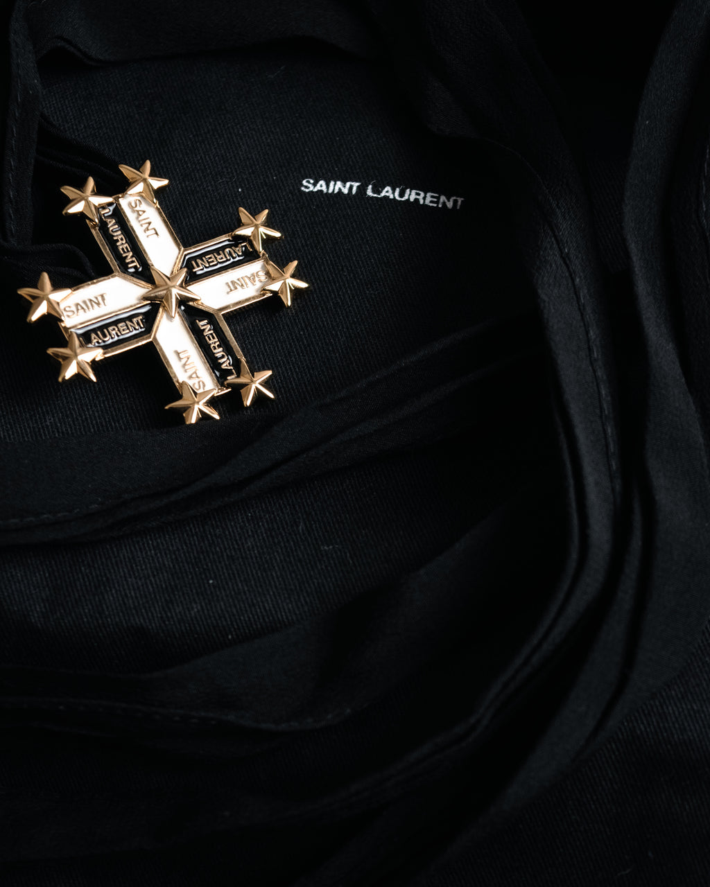 –SPECIAL– “SAINT LAURENT”
2013-2016 Cross star silk ribbon choker