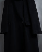 "Max Mara" 90's Asymmetrical front long chester coat