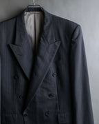 "CHRISTIAN DIOR MONSIEUR" Shadow stripe pattern classical formal detail set up