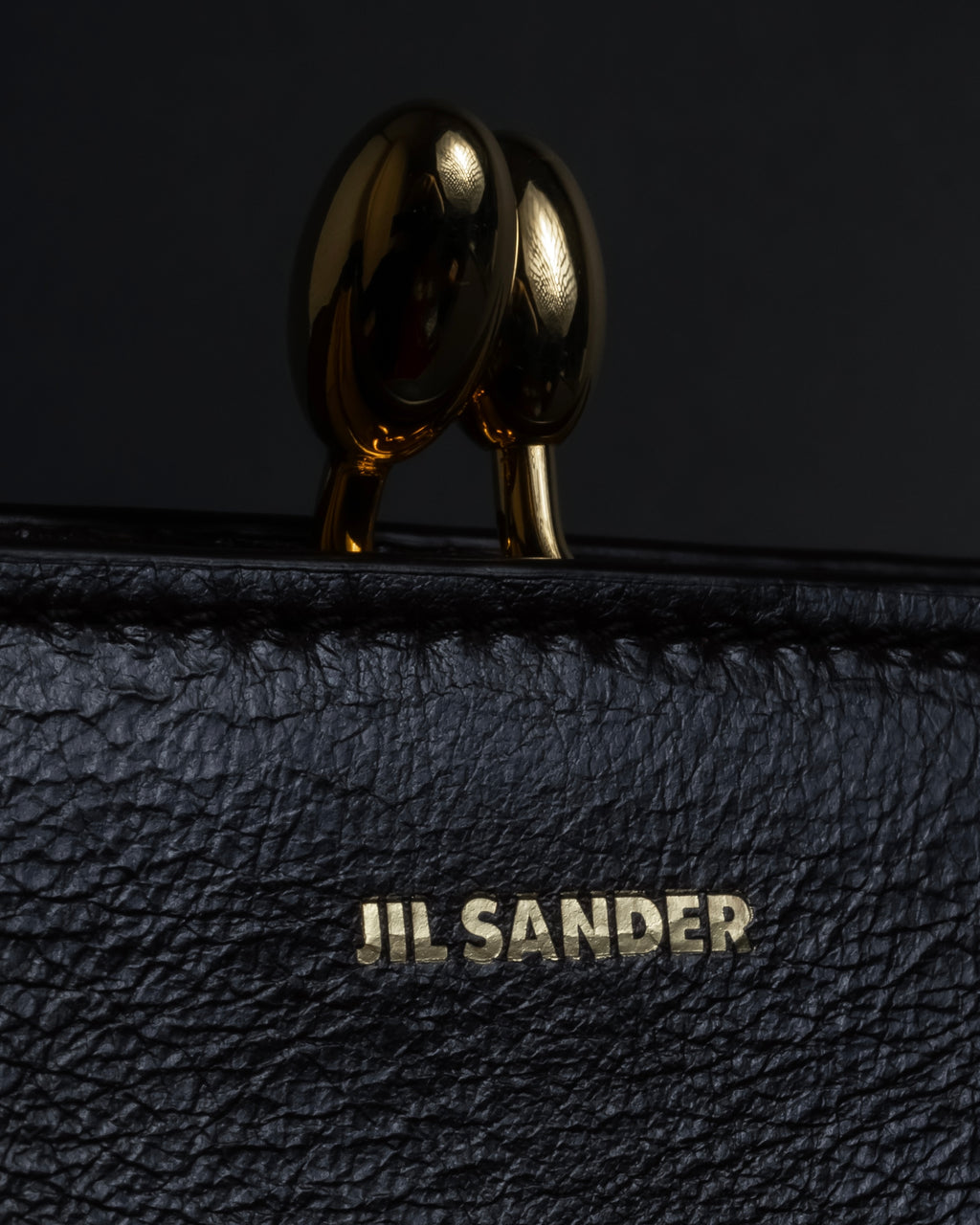 "JIL SANDER" Goji frame structured leather bag